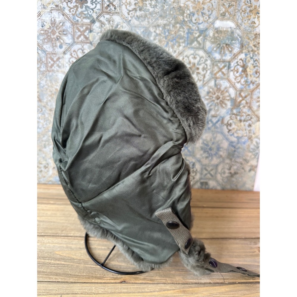 Propper B-9B Winter Flyer Helmet Trapper Hat Mens Large Olive Excellent